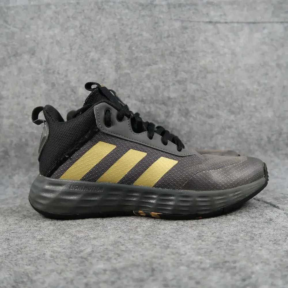 Adidas Shoes Kids 5 Athletic Trainer Sneakers Light Motion Mid Basketball Sport